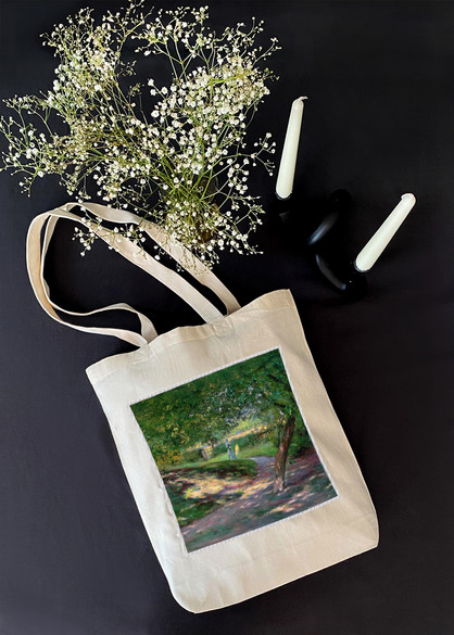 Torba z naszywką W ogrodzie Władysław Podkowiński