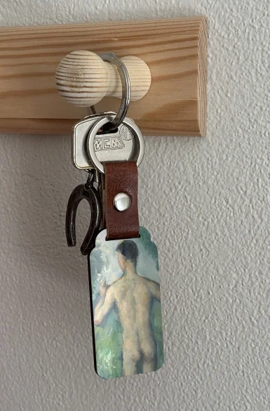 Brelok Kąpiący się na stojąco, widziany z tyłu Paul Cezanne