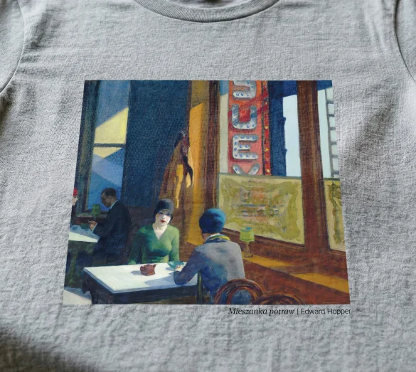 Koszulka z nadrukiem Mieszanka potraw Edward Hopper