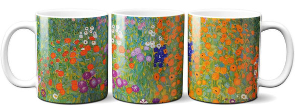 Kubek Flower garden Gustav Klimt