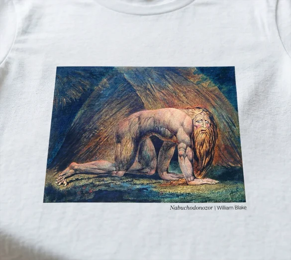 Koszulka z nadrukiem Nabuchodonozor William Blake