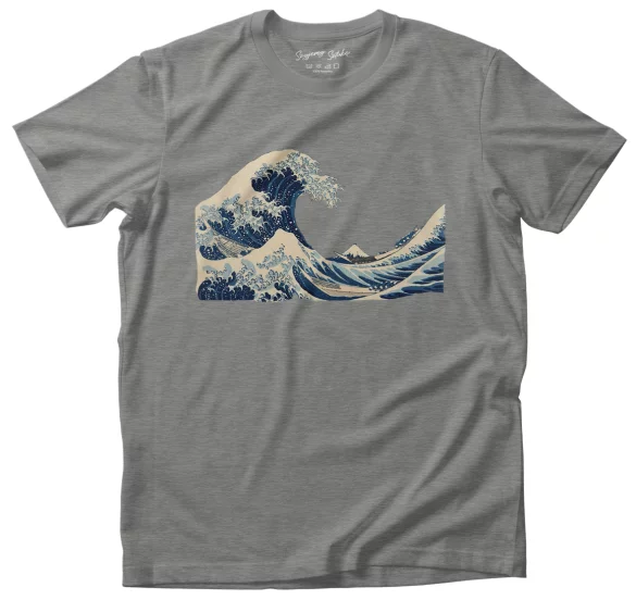 Koszulka Wielka Fala w Kanagawie Katsushika Hokusai