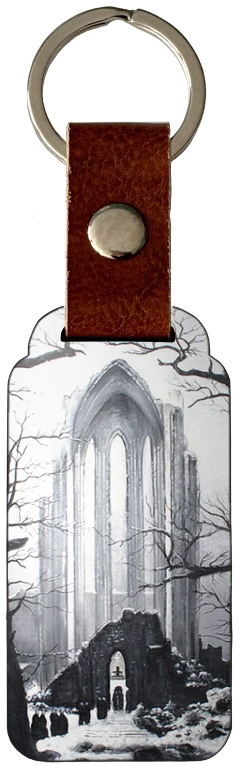 Brelok Cmentarz w śniegu Caspar David Friedrich