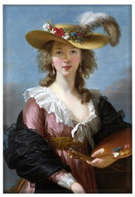 Magnes Autoportret w słomkowym kapeluszu Élisabeth Vigée-Lebrun