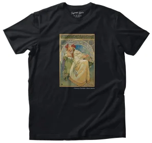 Koszulka z nadrukiem Princess Hyacinth Alfons Mucha