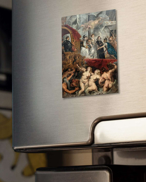 Magnes Przybycie Marii Medycejskiej do Marsylii Peter Paul Rubens