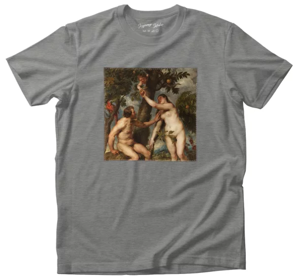 Koszulka z naszywką Adam i Ewa Peter Paul Rubens