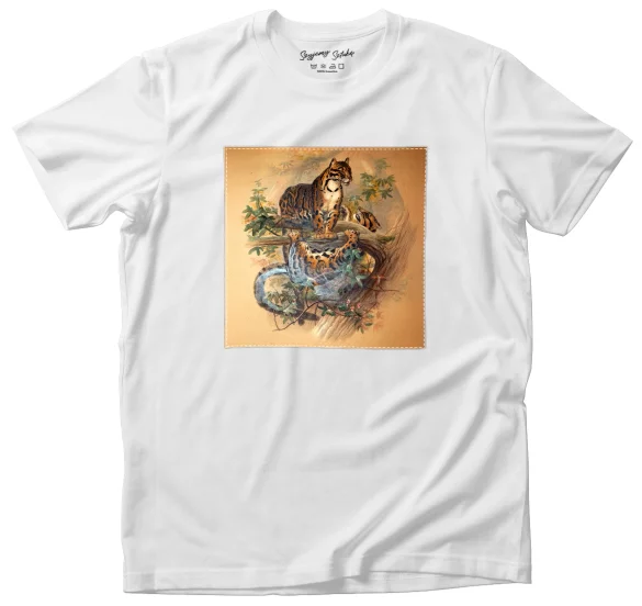 Koszulka z naszywką The Clouded Tiger Joseph Wolf