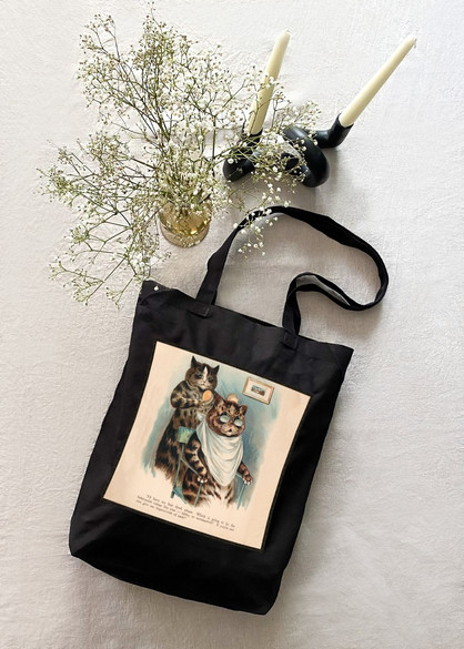 Torba z naszywką Koty Louisa Waina Louis Wain