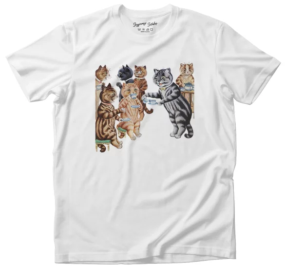 Koszulka Herbata dla kota Louis Wain