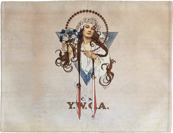Podkładka na stół Plakat C.S./ Y.W.C.A Alfons Mucha