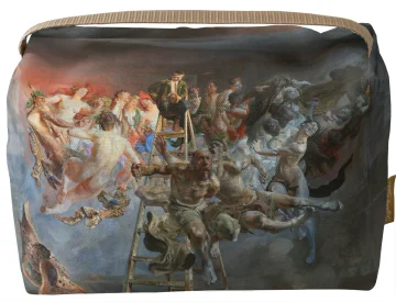 Kosmetyczka kuferek Błędne koło Jacek Malczewski
