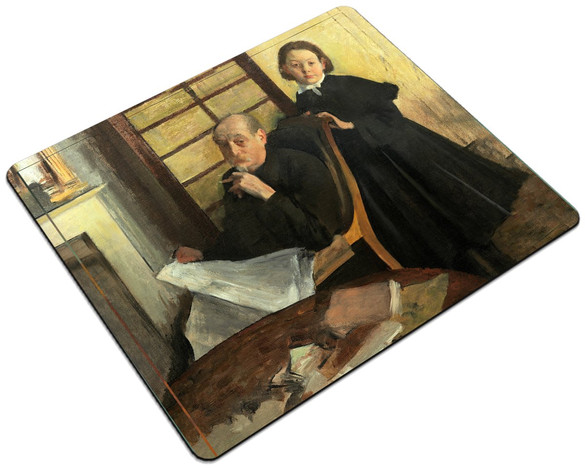 Podkładka Henri Degas i jego siostrzenica Lucie Degas Edgar Degas 24x19cm
