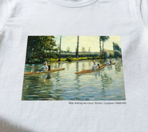 Bluzka damska Rejs łodzią na rzece Yerres Gustave Caillebotte