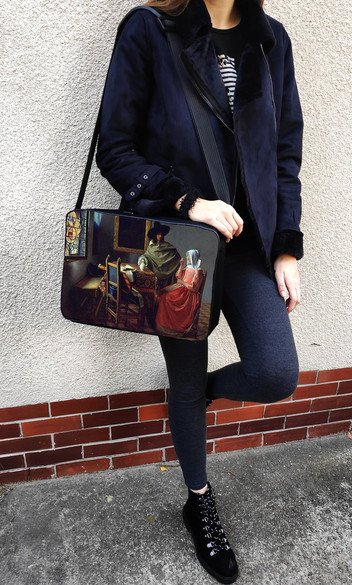 Torba na ramię Kieliszek Wina Jan Vermeer