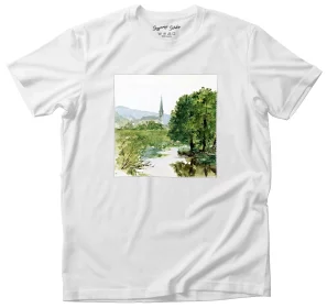 Koszulka z naszywką Pejzaż Anna Bilińska-Bohdanowiczowa