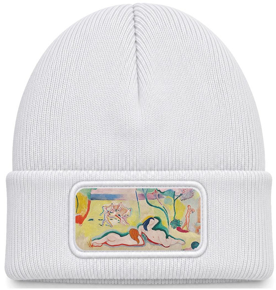 Czapka zimowa Radość życia Henri Matisse – biała