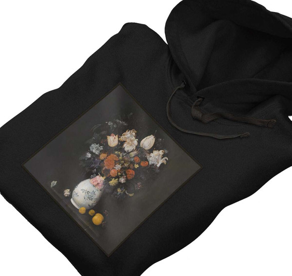 Bluza z naszywką Kwiaty w wazonie Judith Leyster