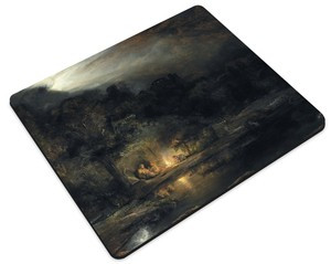Podkładka Krajobraz z odpoczynkiem podczas Ucieczki do Egiptu Rembrandt 36x29cm