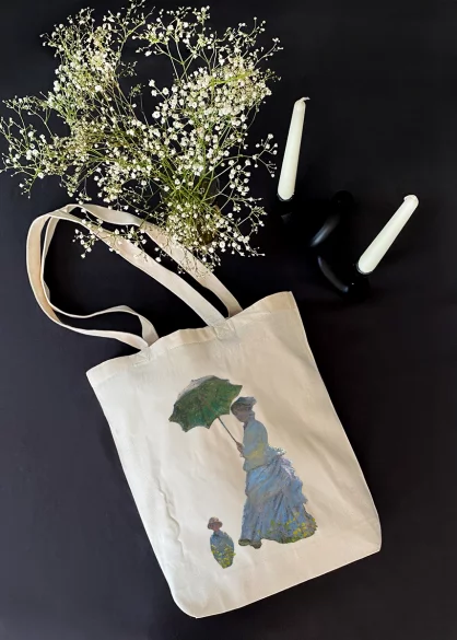 Torba bawełniana Kobieta z parasolem Claude Monet