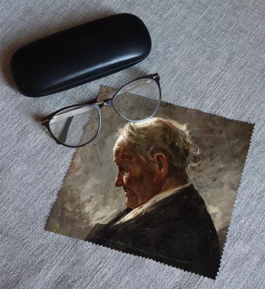Ściereczka do okularów Profil siwego staruszka Józef Mehoffer