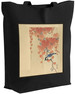 Torba z naszywką Sikora bogatka na gałęzi paulowni Ohara Koson