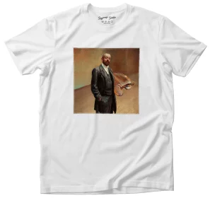 Koszulka z naszywką Autoportret z paletą Jacek Malczewski