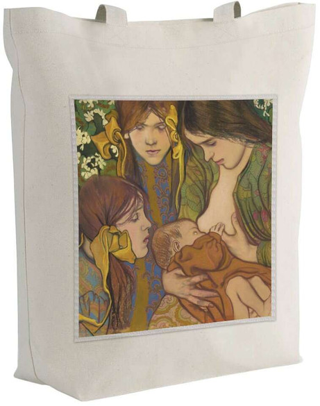 Torba z naszywką Macierzyństwo Stanisław Wyspiański