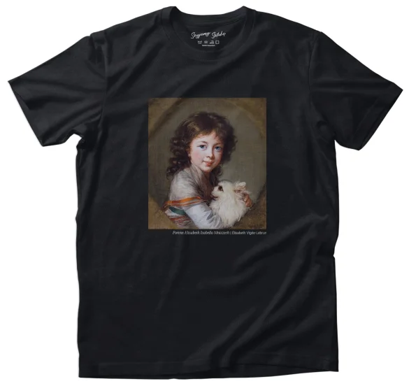 Koszulka z nadrukiem Portret Elisabeth Isabella Mniszech Élisabeth Vigée-Lebrun
