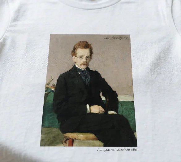 Koszulka z nadrukiem Autoportret Józef Mehoffer