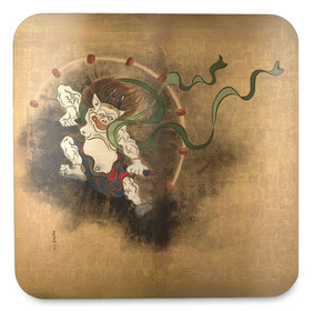 Podkładka pod kubek Bóg piorunów Ogata Korin