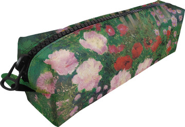 Piórnik Kwitnące kwiaty na ogrodzeniu ogrodu Koloman Moser