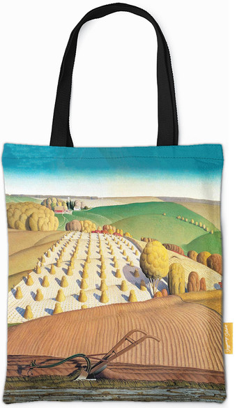Torba na ramię Fall Plowing Grant Wood