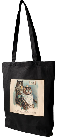 Torba z naszywką Koty Louisa Waina Louis Wain