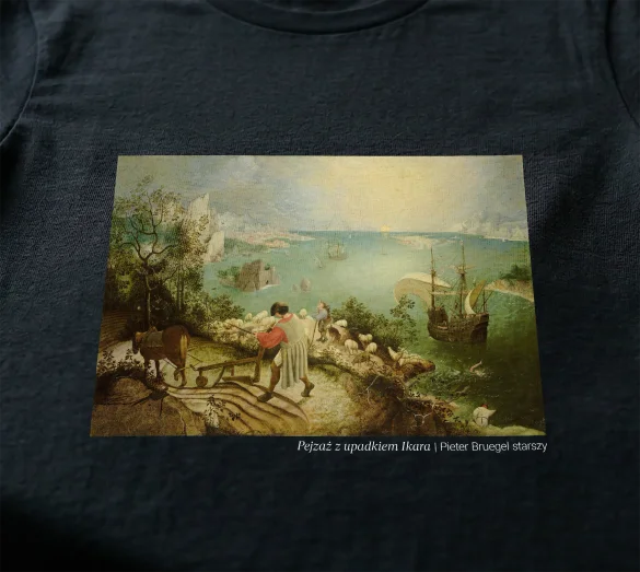 Bluzka damska Pejzaż z upadkiem Ikara Pieter Bruegel starszy