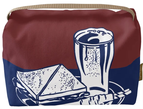 Kosmetyczka kuferek Sandwich and soda Roy Lichtenstein