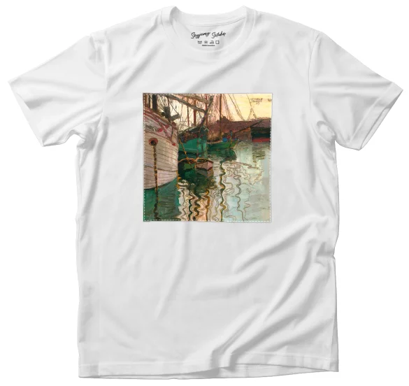 Koszulka z naszywką Port w Trieście Egon Schiele