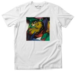 Koszulka z naszywką Tygrys Franz Marc