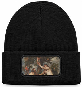 Czapka zimowa Adam i Ewa Peter Paul Rubens – czarna