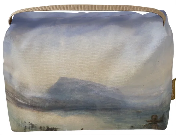 Kosmetyczka kuferek Błękitny Rigi, wschód słońca William Turner