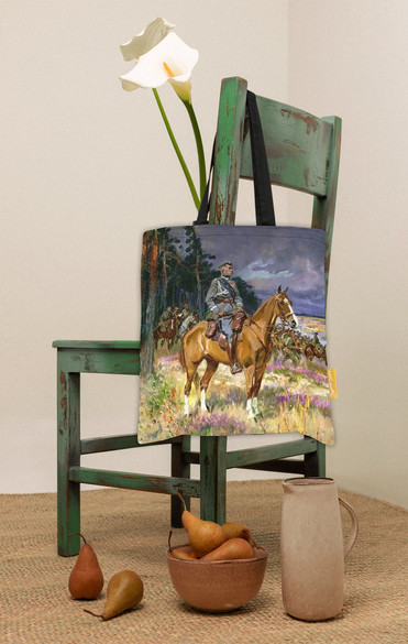 Torba na ramię Józef Piłsudski na Kasztance Wojciech Kossak