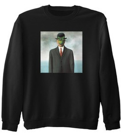 Bluza z naszywką Syn człowieczy René Magritte
