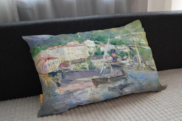 Poduszka Port w Nicei Berthe Morisot