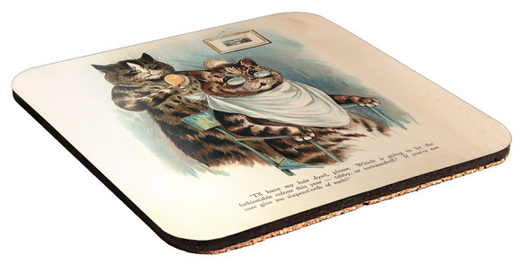 Podkładka pod kubek Koty Louisa Waina Louis Wain