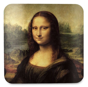 Podkładka pod kubek Mona Lisa Leonardo da Vinci