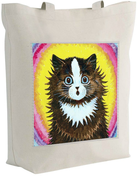 Torba z naszywką Kot w tęczy Louis Wain