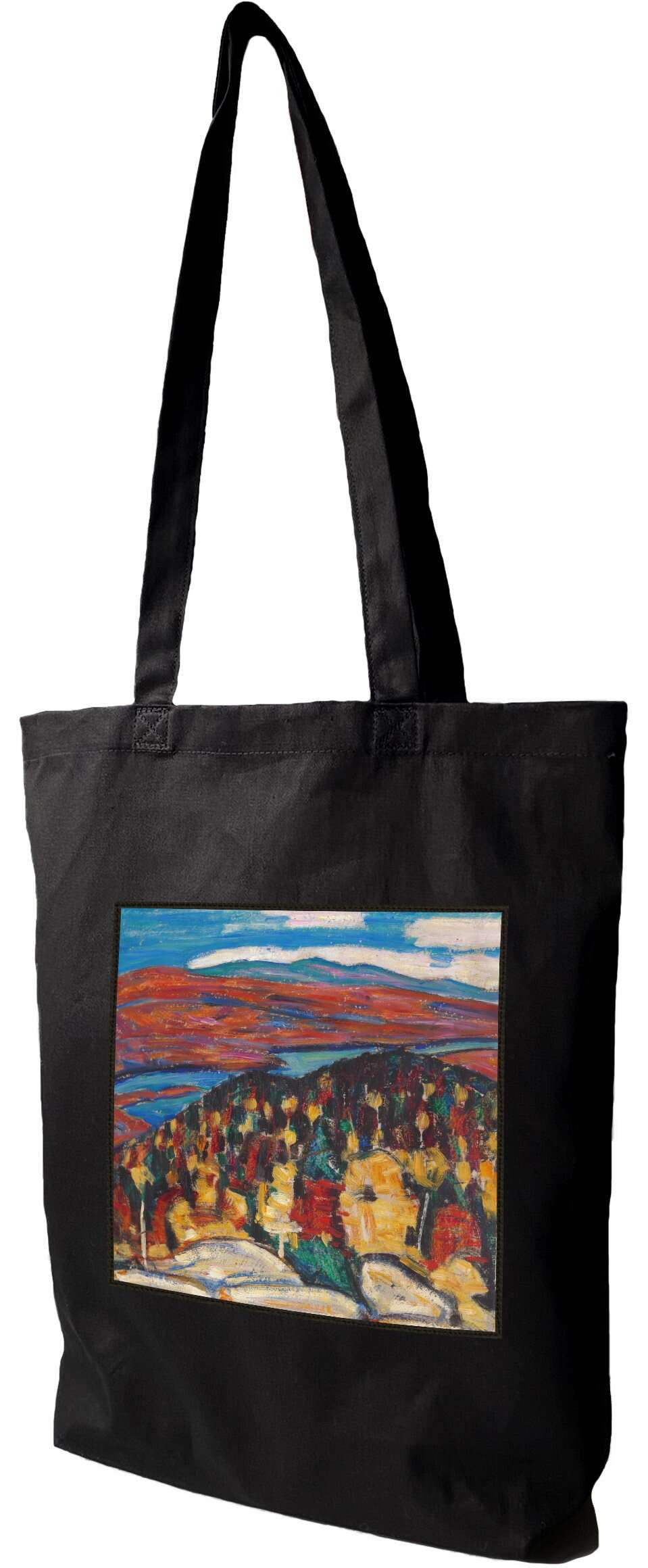 Torba z naszywką Krajobraz nr. 26 Marsden Hartley, Czarna