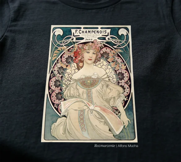Bluzka damska Rozmarzenie Alfons Mucha