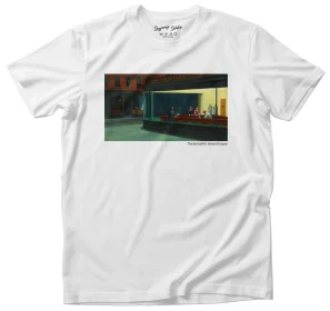Koszulka z nadrukiem Nocne marki Edward Hopper
