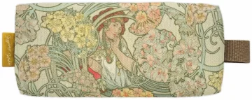 Piórnik szkolny prostokątny Langage des fleurs (Język kwiatów) Alfons Mucha